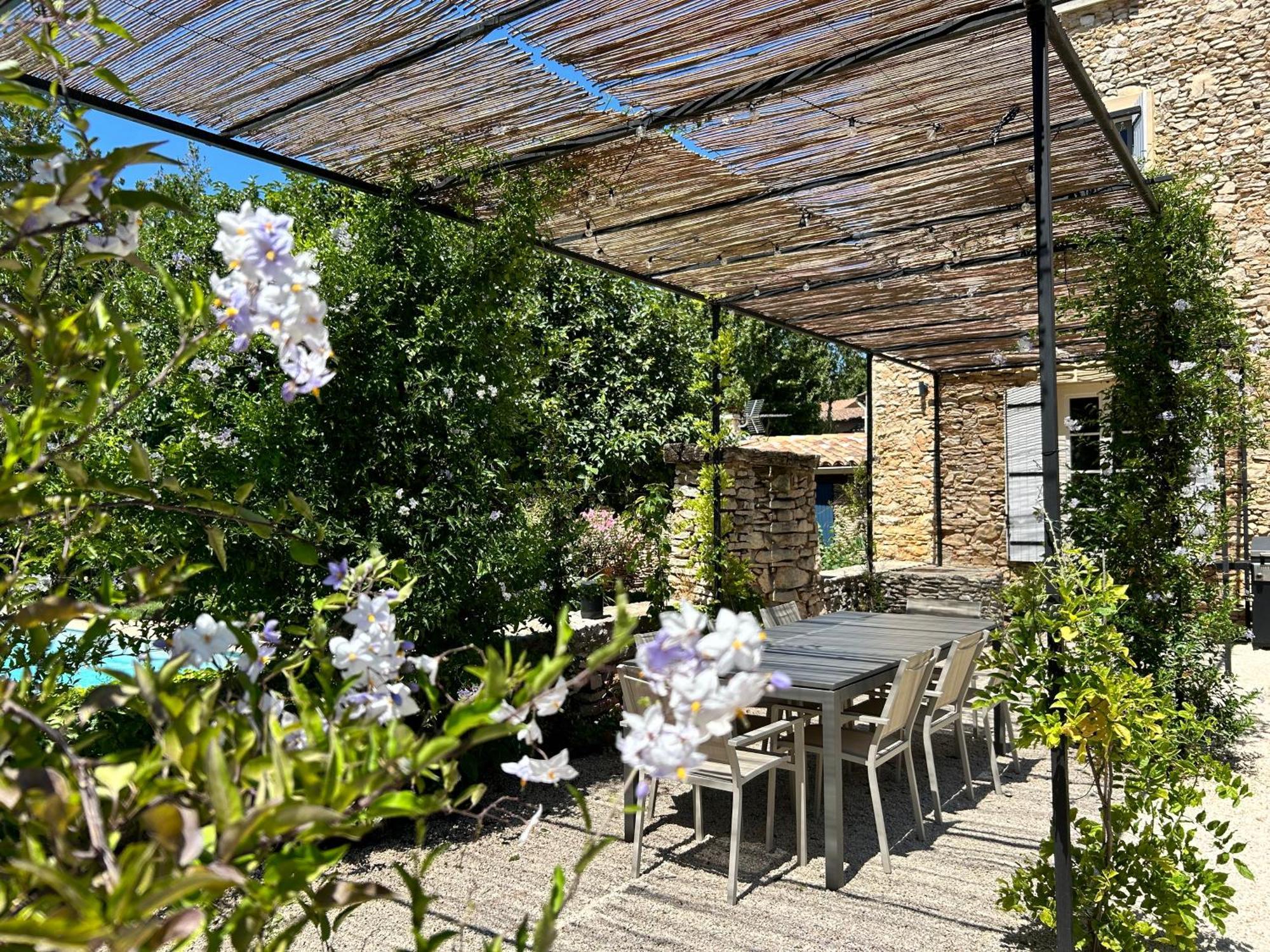 Provenzalisches Landhaus Les Martinets Am Fusse Des Mont Ventoux Villes-sur-Auzon Exterior foto